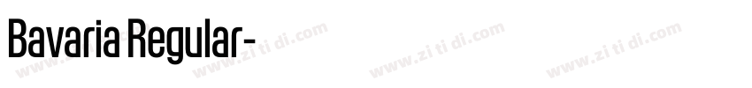 Bavaria Regular字体转换 Bavaria Regular字体转换